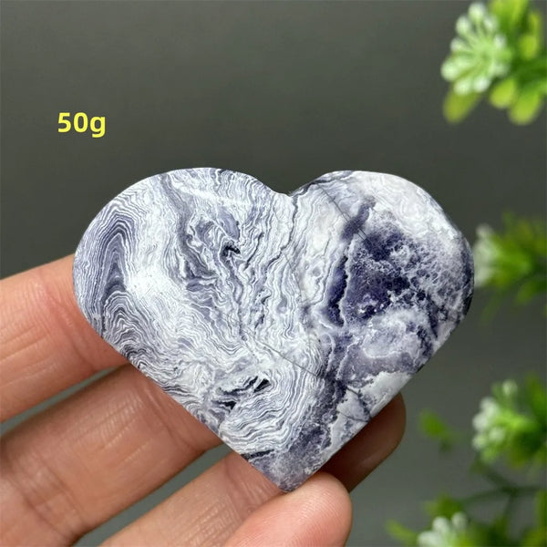 Purple Malachite Heart-ToShay.org