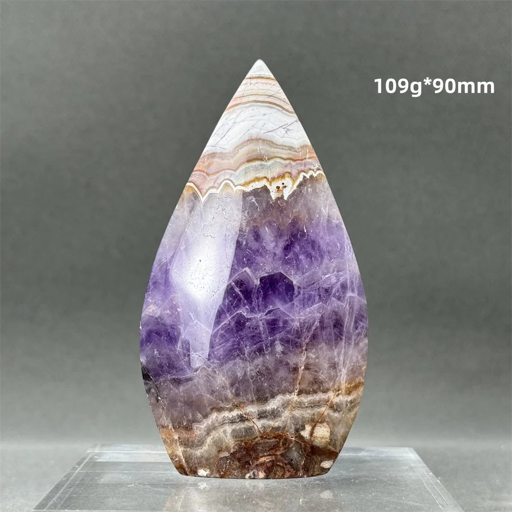 Purple Amethyst Agate Torch-ToShay.org