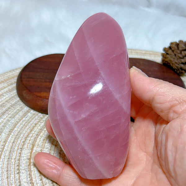 Pink Rose Quartz Flame-ToShay.org