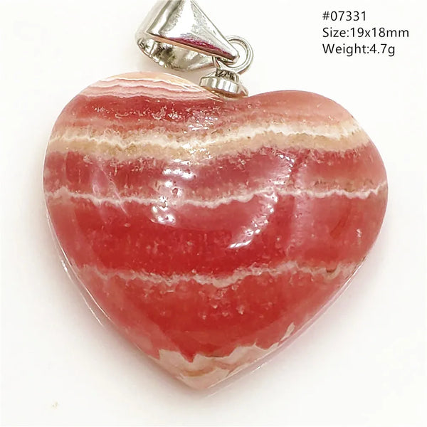 Red Rhodochrosite Pendant-ToShay.org