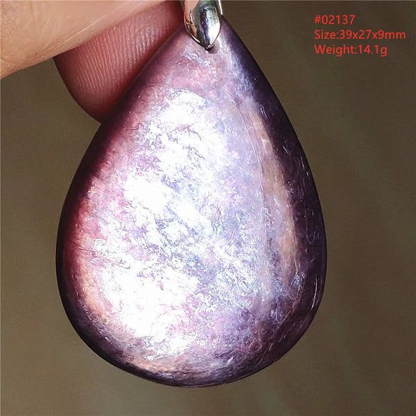 Purple Lepidolite Pendant-ToShay.org