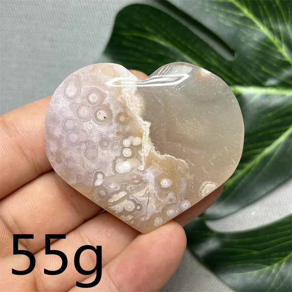 Pink Amethyst Agate Heart-ToShay.org