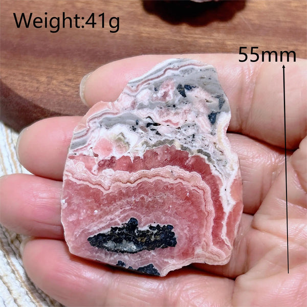 Pink Rhodochrosite Slab-ToShay.org