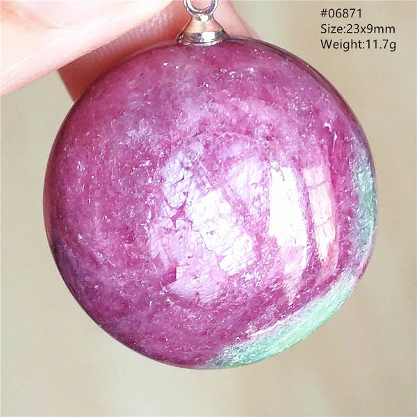 Red Ruby Zoisite Pendant-ToShay.org