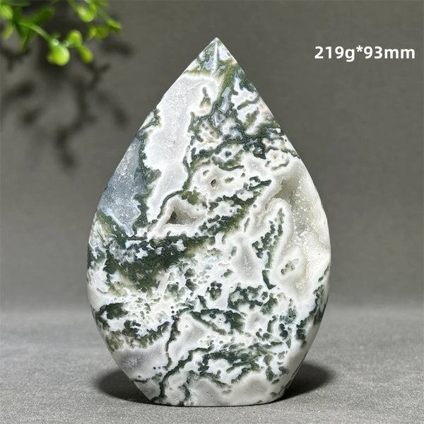 Green Aquatic Agate Torch-ToShay.org