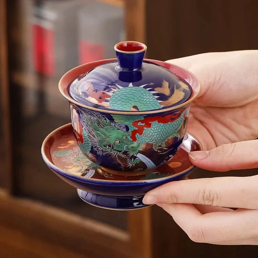 Gaiwan Ceramic Tea Tureen-ToShay.org