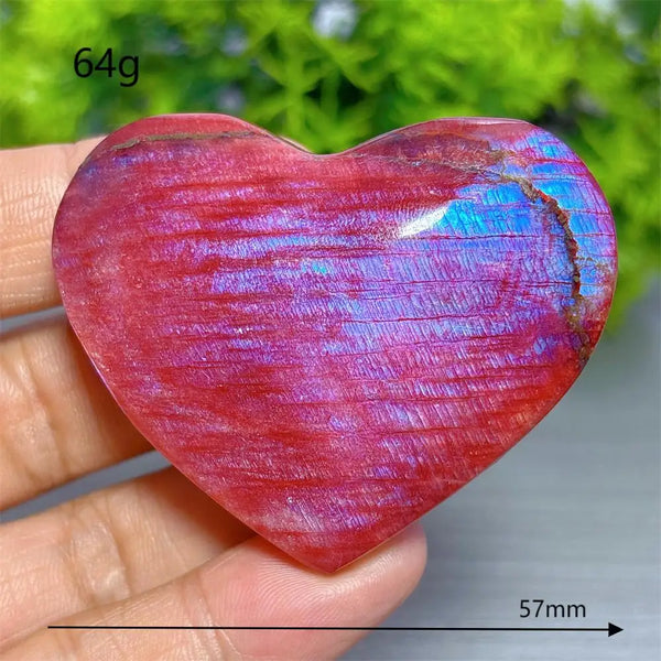 Red Moonstone Heart-ToShay.org