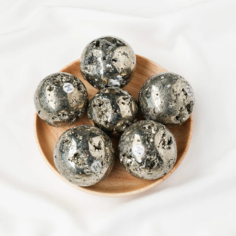 Silver Pyrite Crystal Ball-ToShay.org