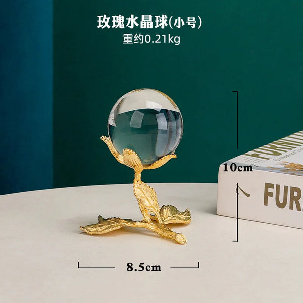 Gold Crystal Ball Stand-ToShay.org