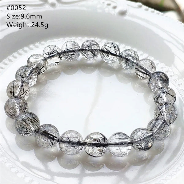 Black Rutilated Quartz Bracelet-ToShay.org