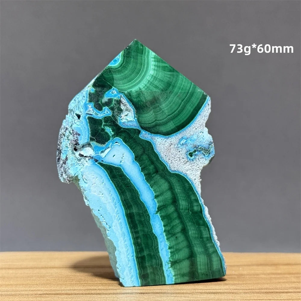 Blue Green Chrysocolla Tower-ToShay.org