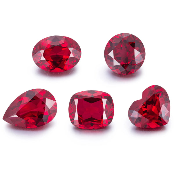 Red Ruby Cubic Zirconia-ToShay.org