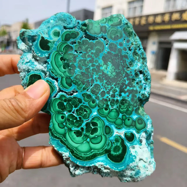 Green Malachite Slices-ToShay.org