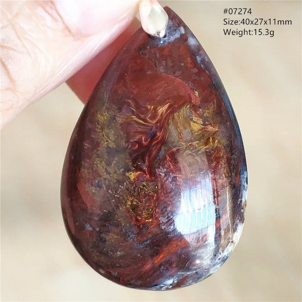 Blue Pietersite Chatoyant Pendant-ToShay.org