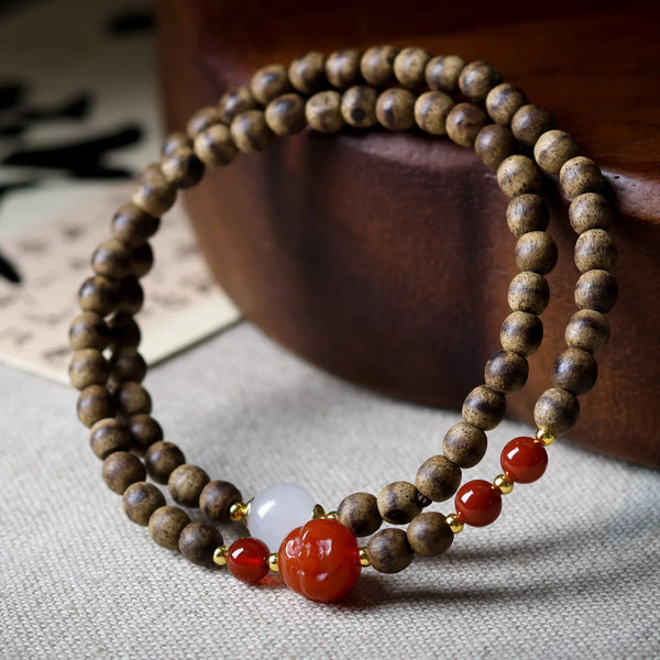 Wood Agarwood Bracelet-ToShay.org