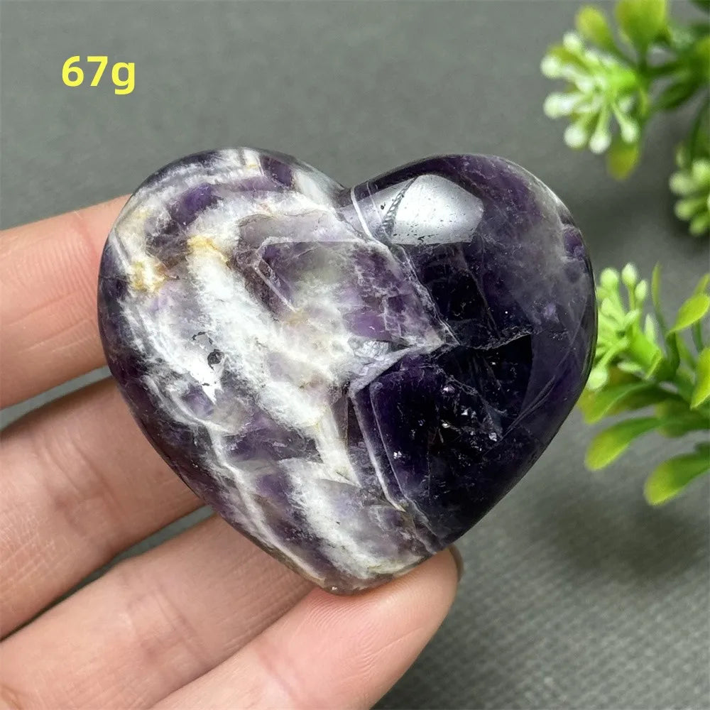 Purple Dream Amethyst Hearts-ToShay.org