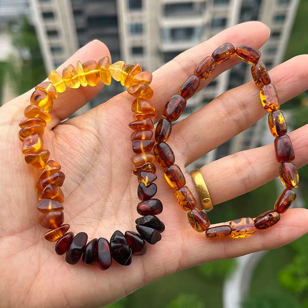 Yellow Amber Bracelet-ToShay.org