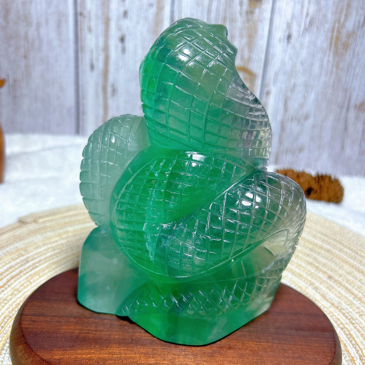 Green Fluorite Snake-ToShay.org