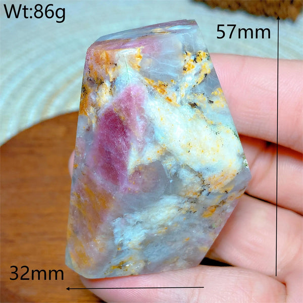 Pink Tourmaline Slice-ToShay.org