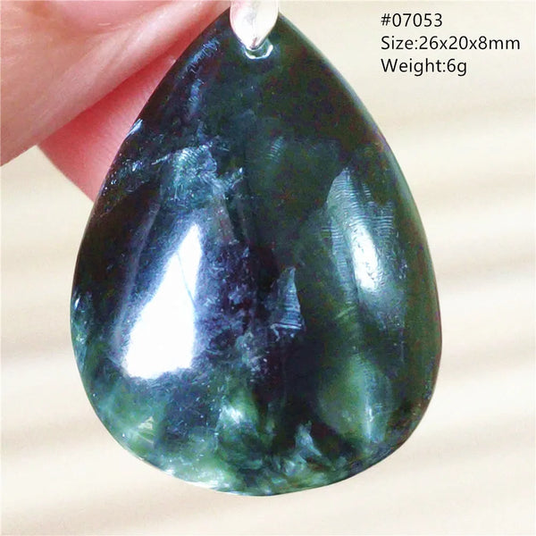 Green Seraphinite Pendant-ToShay.org
