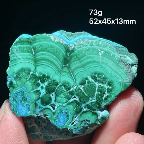 Green Chrysocolla Malachite Slice-ToShay.org