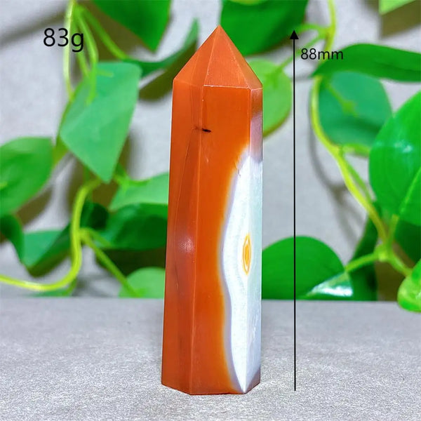 Orange Carnelian Crystal Tower-ToShay.org