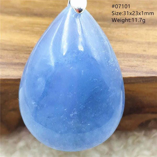 Blue Aquamarine Pendant-ToShay.org
