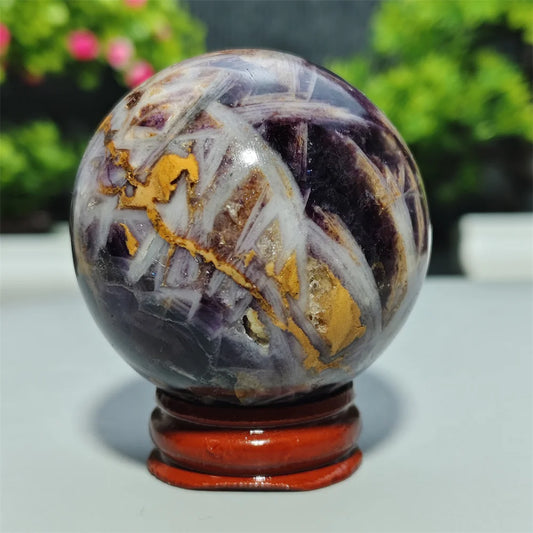 Purple Fluorite Crystal Ball-ToShay.org