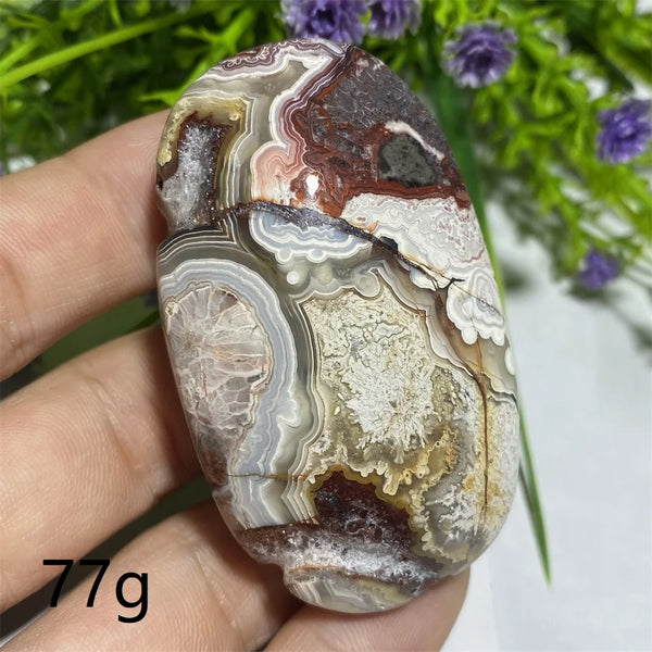 Red Agate Palm Stone-ToShay.org