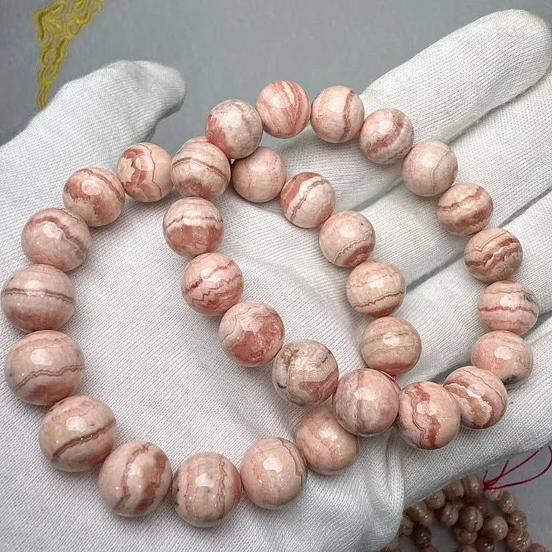 Pink Rhodochrosite Bracelet-ToShay.org