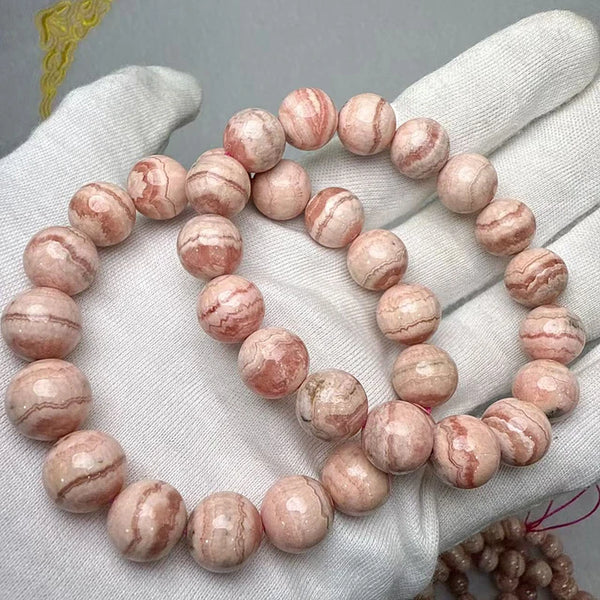 Pink Rhodochrosite Bracelet-ToShay.org