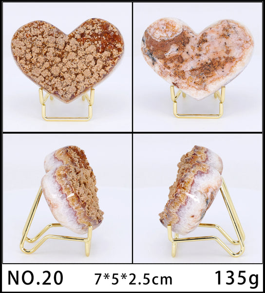 Purple Agate Amethyst Heart-ToShay.org