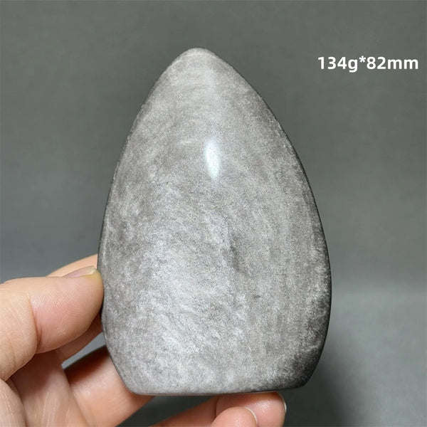 Silver Obsidian Torch-ToShay.org