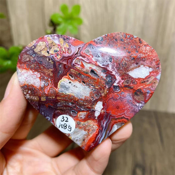 Red Agate Hearts-ToShay.org