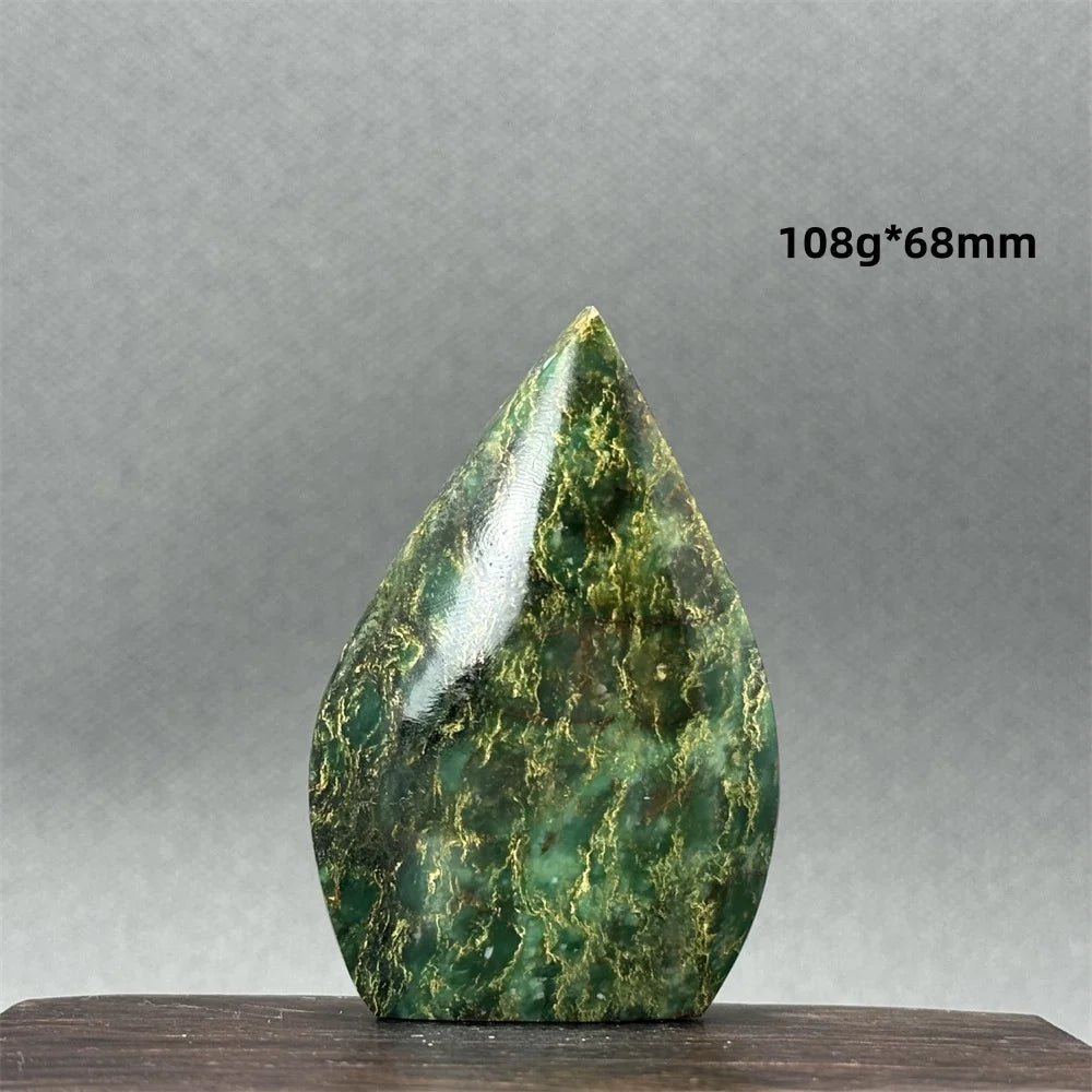 Green Emerald Jasper Torch-ToShay.org