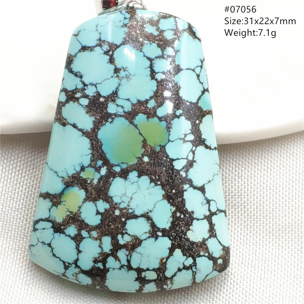 Blue Turquoise Pendant-ToShay.org