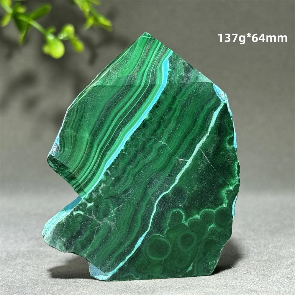 Blue Chrysocolla Malachite Point-ToShay.org