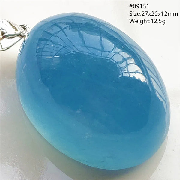 Blue Aquamarine Quartz Pendant-ToShay.org