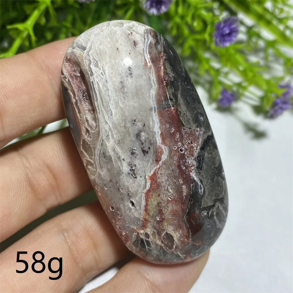 Red Agate Palm Stone-ToShay.org