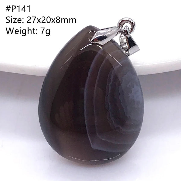 Black Lace Agate Pendant-ToShay.org