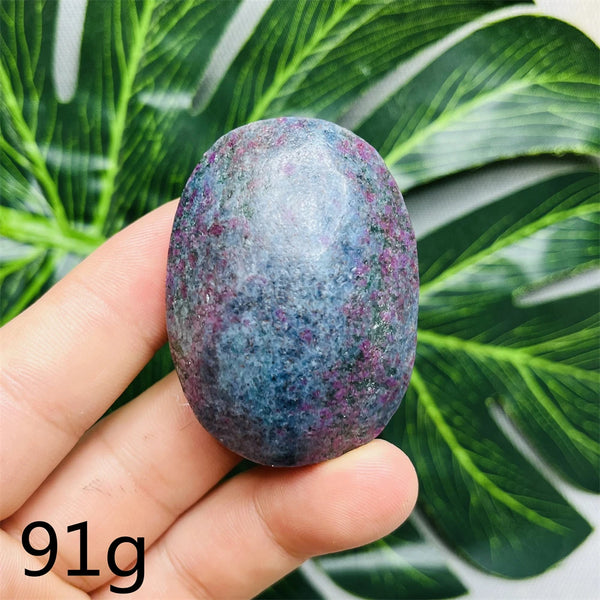 Ruby Sapphire Palm Stone-ToShay.org