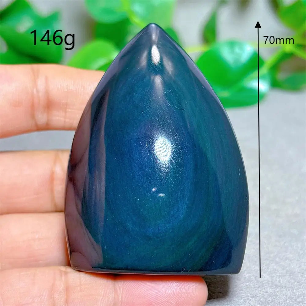 Rainbow Obsidian Torch-ToShay.org
