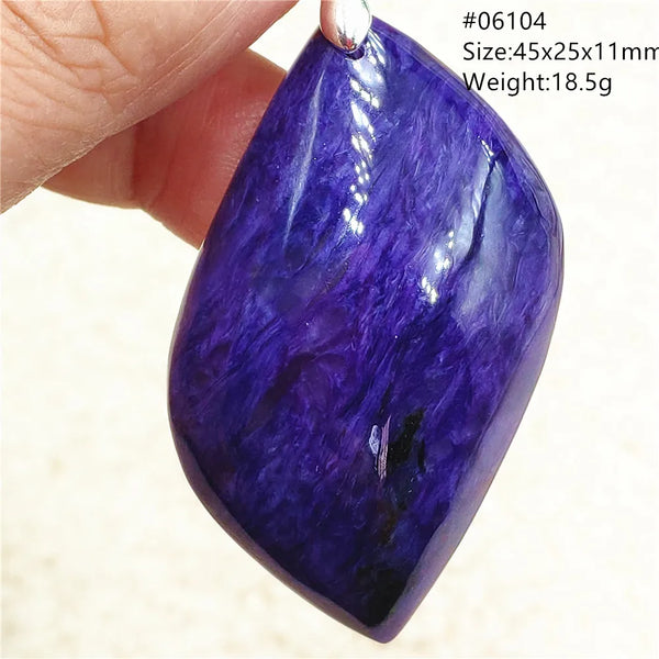 Purple Charoite Pendant-ToShay.org
