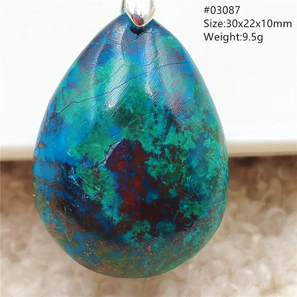 Blue Green Malachite Pendant-ToShay.org