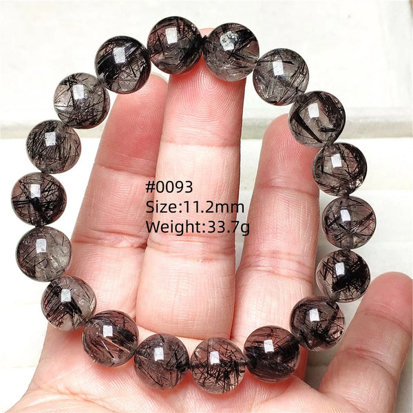 Black Rutilated Quartz Bracelet-ToShay.org