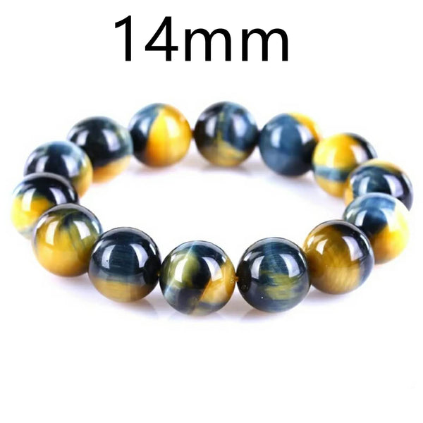 Yellow Blue Tigers Eye Bracelet-ToShay.org