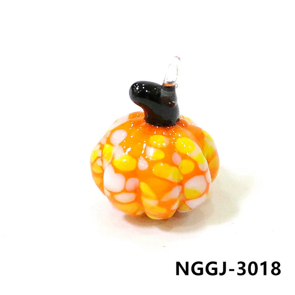 Glass Pumpkin Pendants-ToShay.org