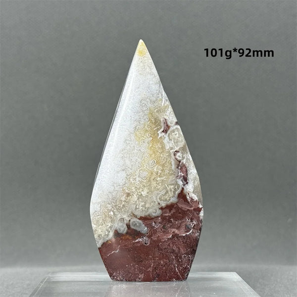 Red Lace Agate Torch-ToShay.org