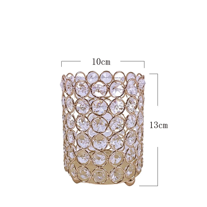 Crystal Bead Flower Vase-ToShay.org