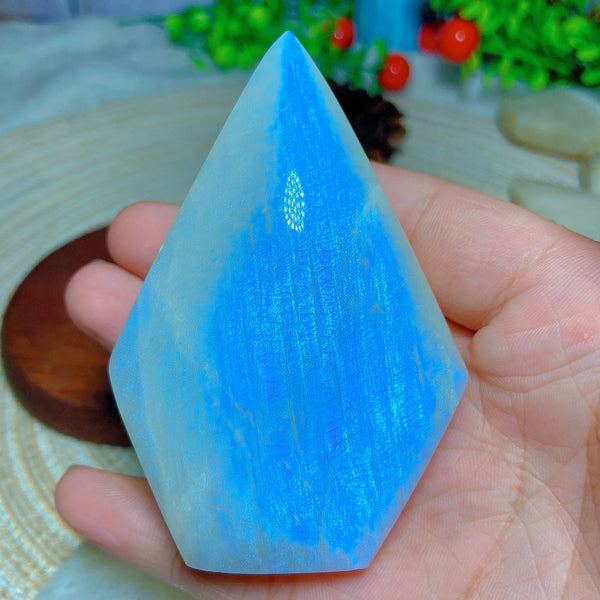 Blue Flash Moonstone Diamond-ToShay.org